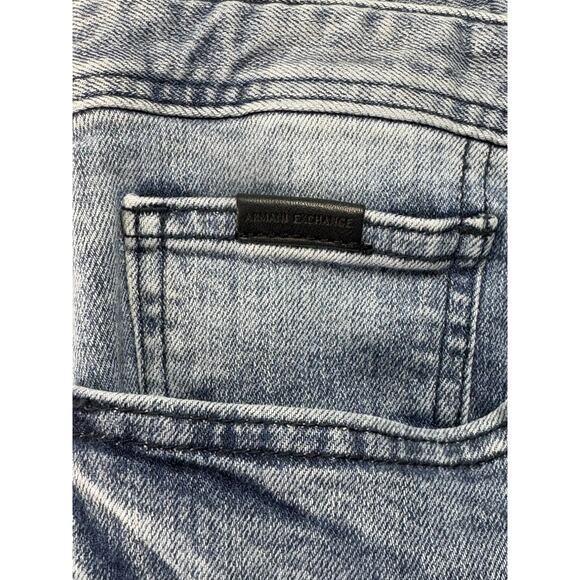 A/X Armani Exchange Men's J14 Skinny Blue Denim Jeans - Size 40x32 - Picture 4 of 10